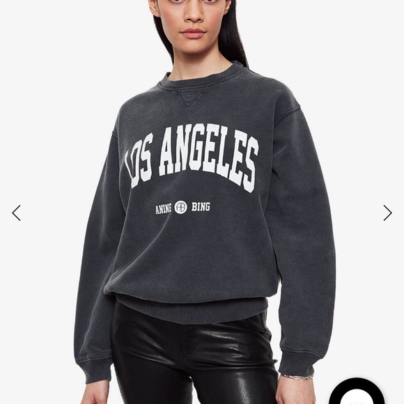 Anine Bing Ramona Sweatshirt Los Angeles - Picture 7 of 9